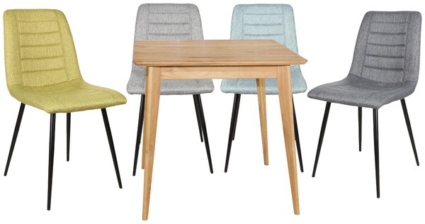 JEDÁLENSKÝ STÔL, divoký dub, farba duba, 80/80/76 cm Carryhome - Stoly