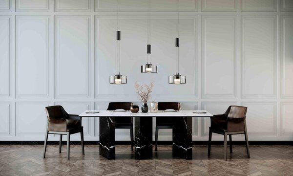 ZÁVESNÉ LED SVIETIDLO, 100/20/160 cm Fischer & Honsel - Online Only bytové doplnky, Online Only