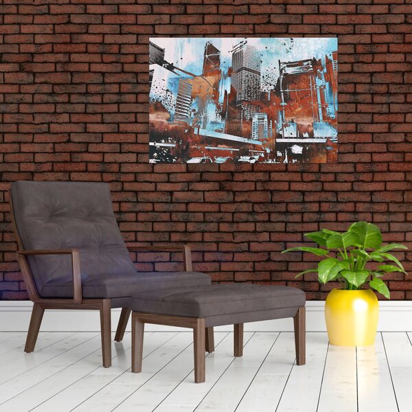 Obraz - Mrakodrapy (90x60 cm)