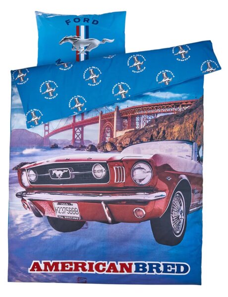 3D Bavlnené obliečky MUSTANG LEGEND farebné, 100% bavlna Rozmer obliečky: 80 x 80 cm | 135 x 200 cm