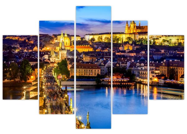 Obraz - Karlov most, Praha, Česká Republika (150x105 cm)
