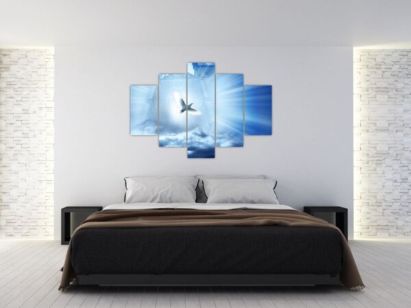 Obraz - Božia holubica (150x105 cm)