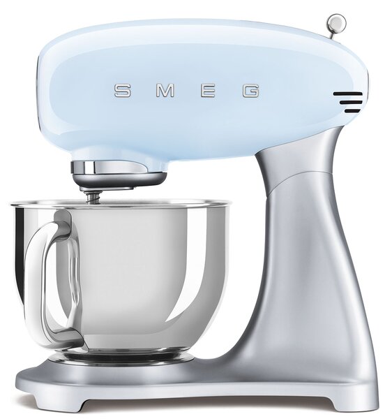 Kuchynský robot Smeg SMF02PBEU pastel modrá (+ Darček: exkluzívny sypaný čaj Kusmi tea v hodnote 8€)