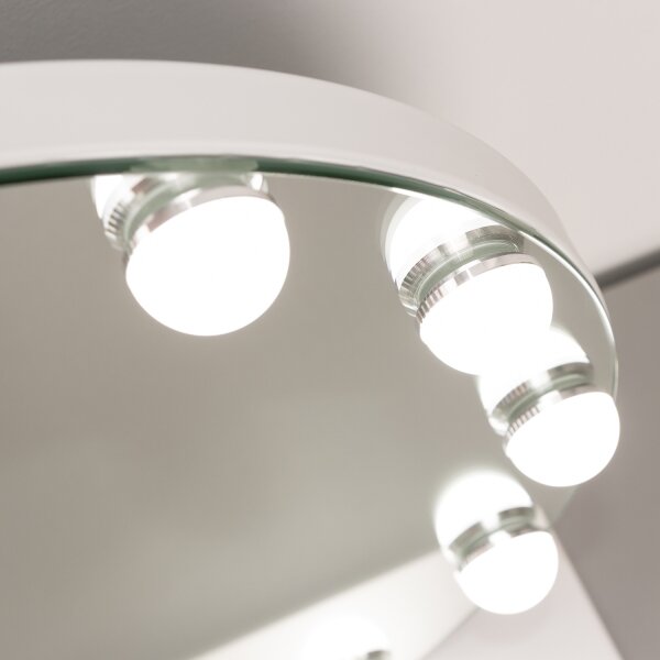 Brilagi - LED stmievateľné make-up zrkadlo HOLLYWOOD LED/12W/230V 3000-6500K