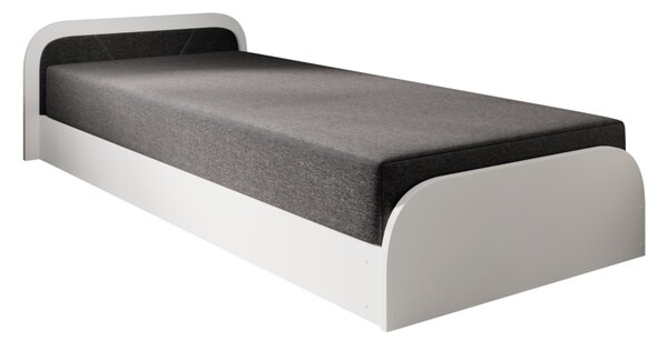 Detská posteľ TARIS, 80x190, biela/sawana 05, ľavá