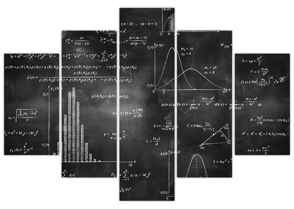 Obraz - Láska k číslam (150x105 cm)