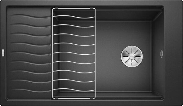 Blanco Elon XL 8 S antracit + odkvapkávacia nerezová mriežka (+ darček batéria ROSAN)