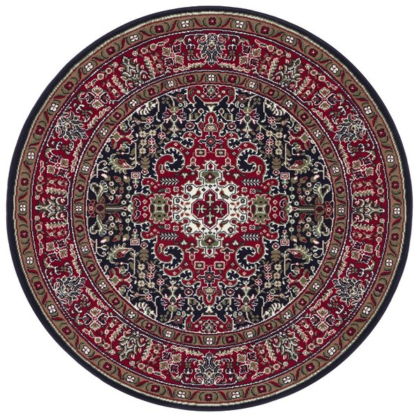 Nouristan - Hanse Home koberce Kruhový koberec Mirkan 104096 Navy - 160x160 (priemer) kruh cm