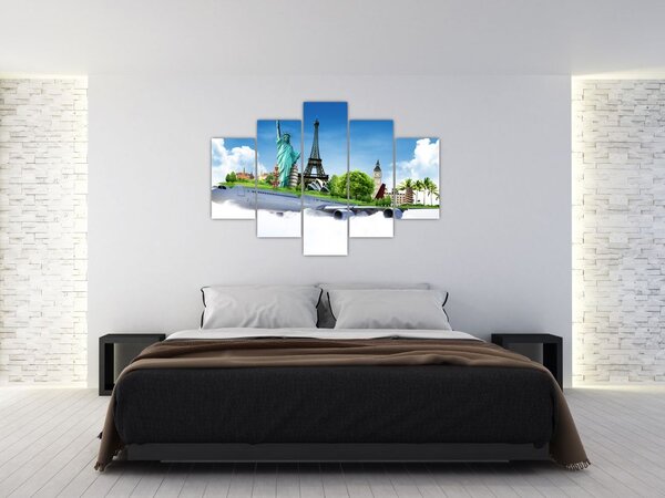 Obraz - Cesta okolo sveta (150x105 cm)