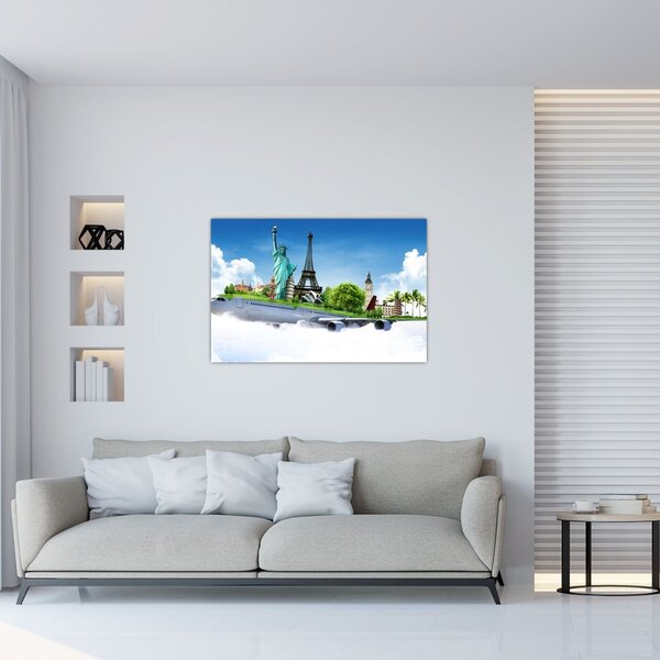 Obraz - Cesta okolo sveta (90x60 cm)