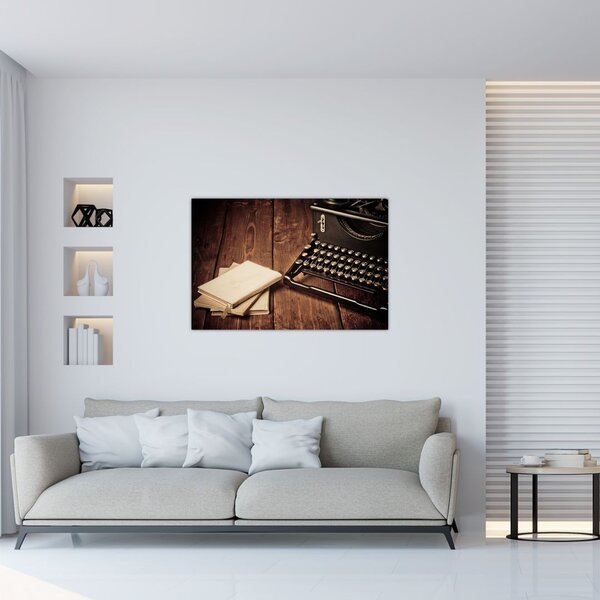 Obraz písacieho stroja (90x60 cm)