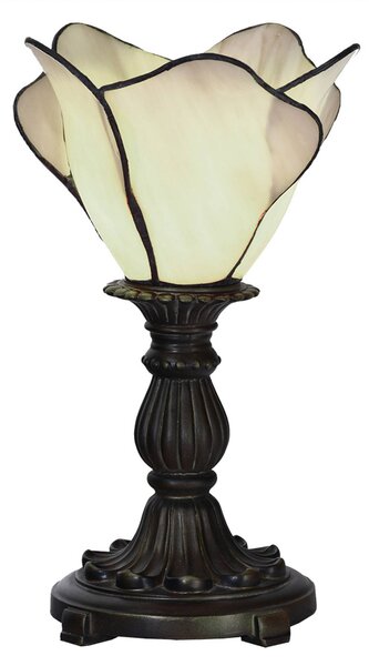 Stolová lampa 5LL-6099N, v krémovej, Tiffany štýl
