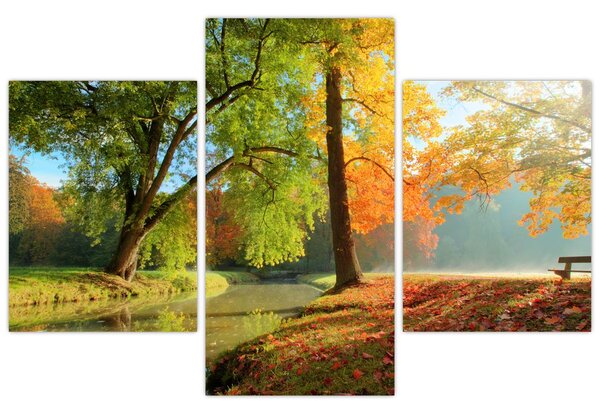 Obraz - Pokojná jesenná krajina (90x60 cm)