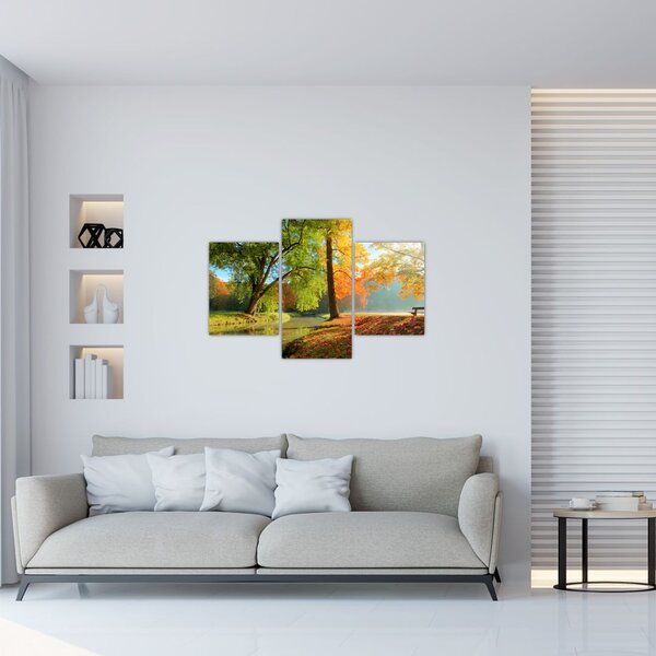 Obraz - Pokojná jesenná krajina (90x60 cm)