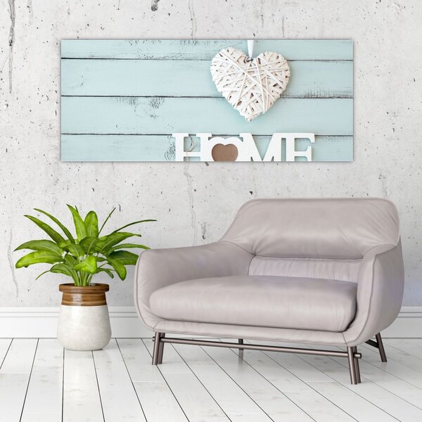 Obraz - I love home (120x50 cm)