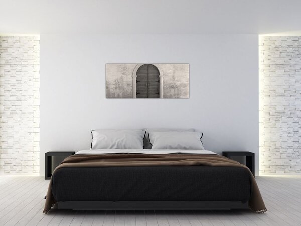 Obraz - Tajomné dvere (120x50 cm)