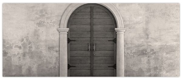 Obraz - Tajomné dvere (120x50 cm)
