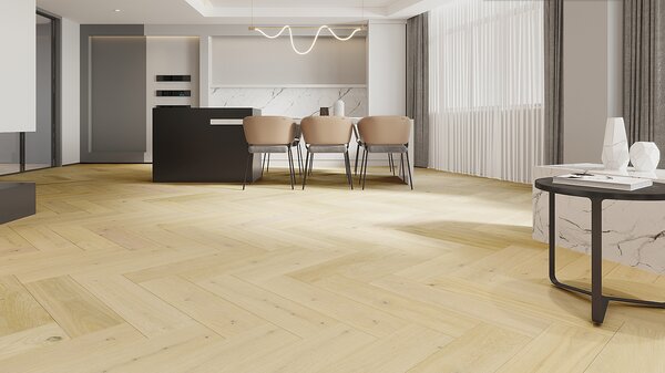 BARLINEK Promo Dub bianco herringbone 1WC000040 - 0.91 m2