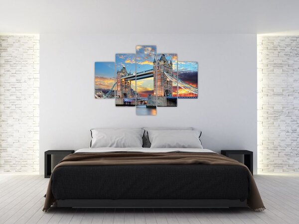Obraz - Tower Bridge, Londýn, Anglicko (150x105 cm)