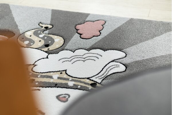 Dywany Łuszczów , Detský kusový koberec Petit Unicorn grey, 160x220, šedá, detská izba