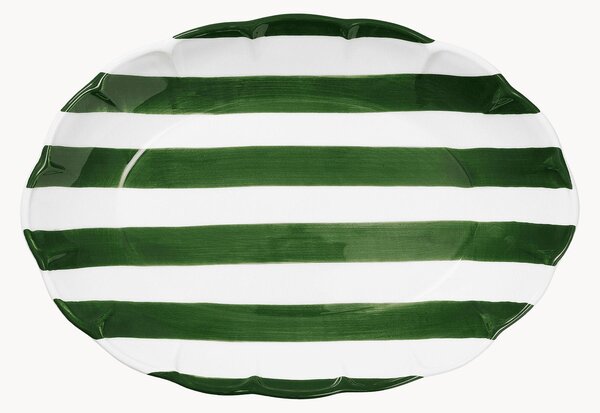 Ručne maľovaný servírovací tanier Stripe