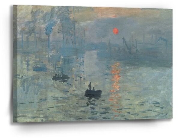 Sablio Obraz Impresia, východ slnka - Claude Monet - 90x60 cm