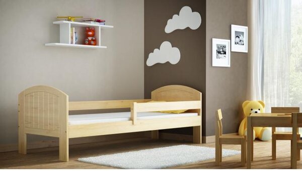 Postieľky a postele - Jednolôžková detská posteľ - 180x80 cm Bez šuflíka Jelša Štandardné bariéry