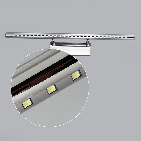 Toolight Toolight, LED kúpeľňové svietidlo nad zrkadlo 9W 70CM APP363-1W, chrómová, OSW-08429