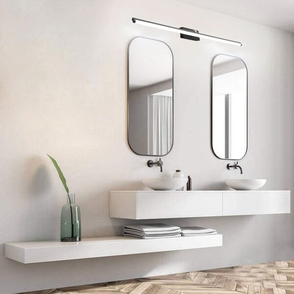 Toolight Rea - Toolight, LED kúpeľňové svietidlo nad zrkadlo 20W 100CM APP375-1W, čierna, OSW-05005