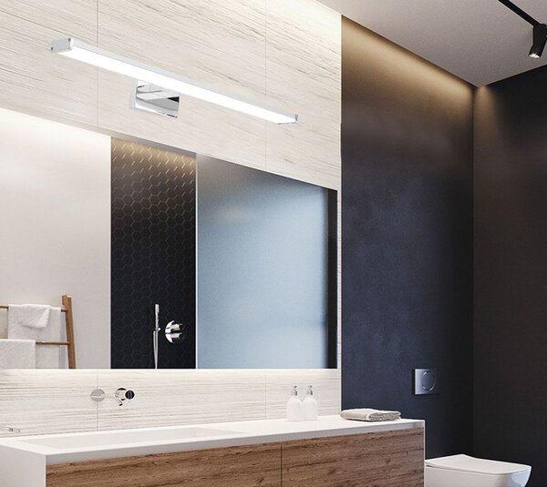LED KÚPEĽŇOVÁ SVIETIDLO NAD zrkadlom 12W 60CM APP369-1W CHROM