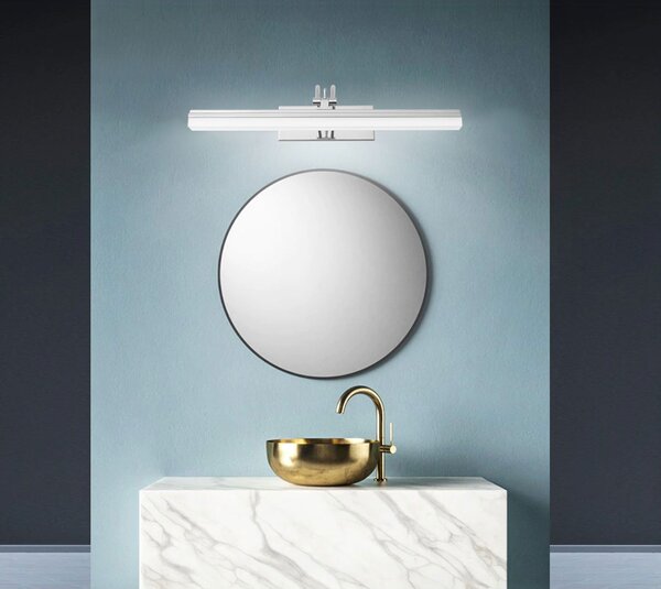 Toolight Toolight, LED kúpeľňové svietidlo nad zrkadlo 40cm, 9W, APP372-1W, chrómová, OSW-05002