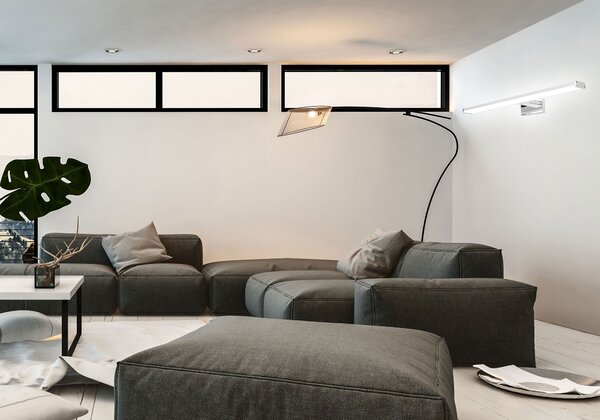 LED KÚPEĽŇOVÁ SVIETIDLO NAD zrkadlom 12W 60CM APP369-1W CHROM