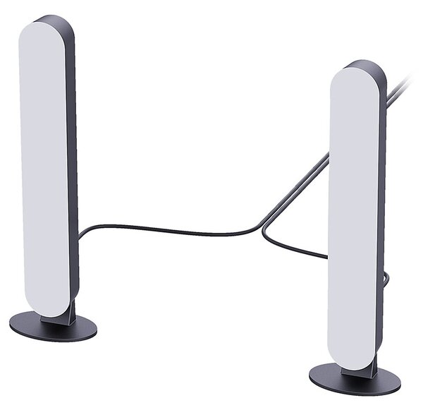 SOLIGHT LED RGB osvetlenie Gaming, diaľkový ovládač, zvukový senzor, USB