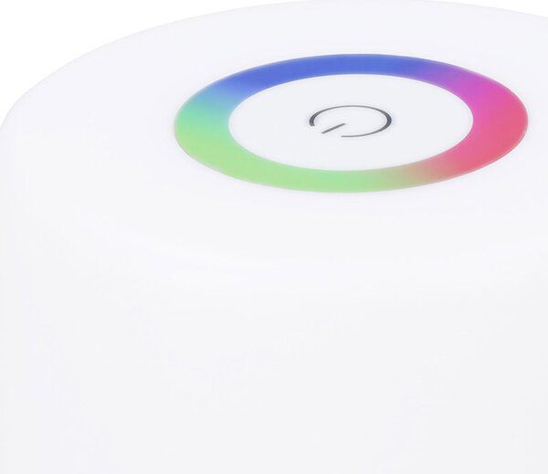 SOLIGHT LED nabíjací RGB lampáš, Li-Ion, USB-C