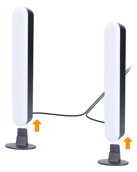 SOLIGHT LED RGB osvetlenie Gaming, diaľkový ovládač, zvukový senzor, USB