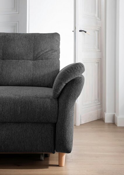 ROHOVÁ SEDAČKA, textil, antracitová Livetastic - Sedačky, Online Only