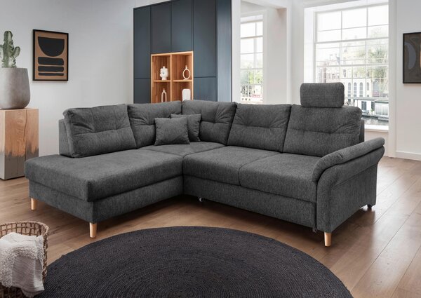 ROHOVÁ SEDAČKA, textil, antracitová Livetastic - Sedačky, Online Only