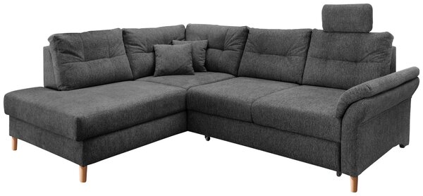 ROHOVÁ SEDAČKA, textil, antracitová Livetastic - Sedačky, Online Only