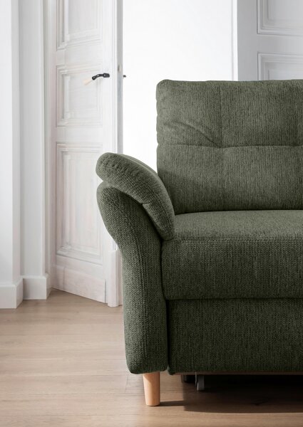 ROHOVÁ SEDAČKA, textil, tmavozelená Livetastic - Sedačky, Online Only