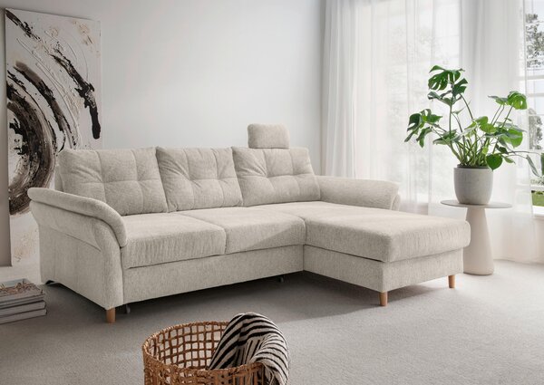ROHOVÁ SEDAČKA, textil, béžová Livetastic - Sedačky, Online Only
