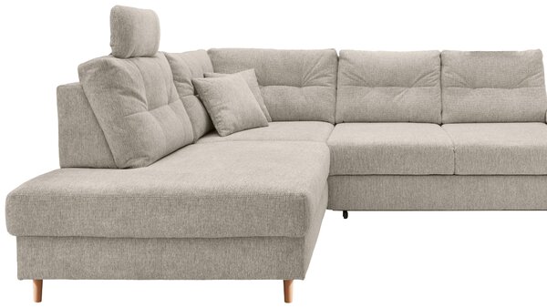 ROHOVÁ SEDAČKA, textil, béžová Livetastic - Sedačky, Online Only