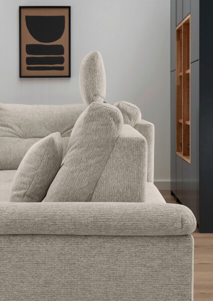 ROHOVÁ SEDAČKA, textil, béžová Livetastic - Sedačky, Online Only