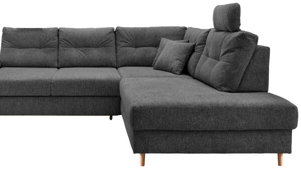 ROHOVÁ SEDAČKA, textil, antracitová Livetastic - Sedačky, Online Only