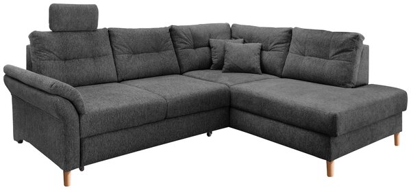 ROHOVÁ SEDAČKA, textil, antracitová Livetastic - Sedačky, Online Only