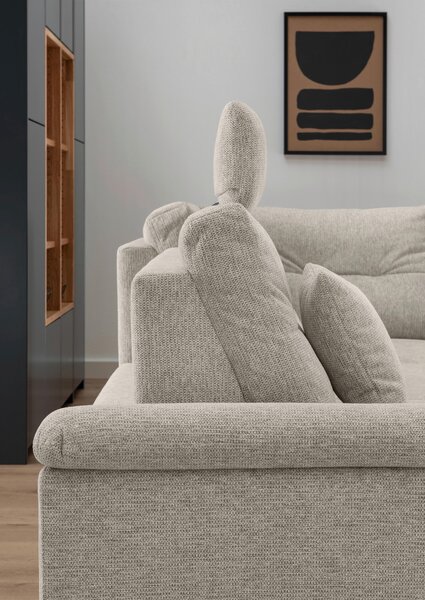ROHOVÁ SEDAČKA, textil, béžová Livetastic - Sedačky, Online Only
