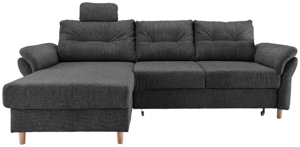 ROHOVÁ SEDAČKA, textil, antracitová Livetastic - Sedačky, Online Only
