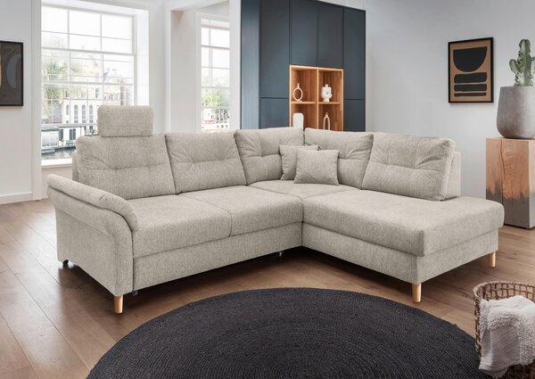 ROHOVÁ SEDAČKA, textil, béžová Livetastic - Sedačky, Online Only