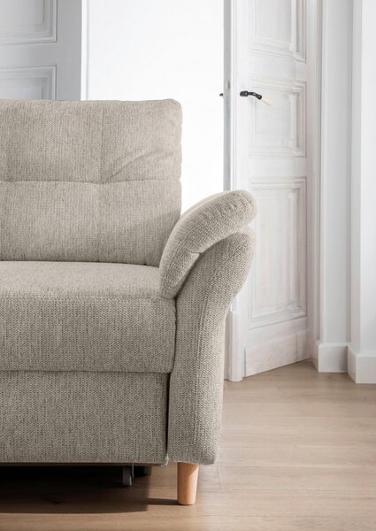 ROHOVÁ SEDAČKA, textil, béžová Livetastic - Sedačky, Online Only