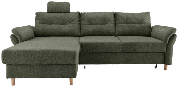 ROHOVÁ SEDAČKA, textil, tmavozelená Livetastic - Sedačky, Online Only