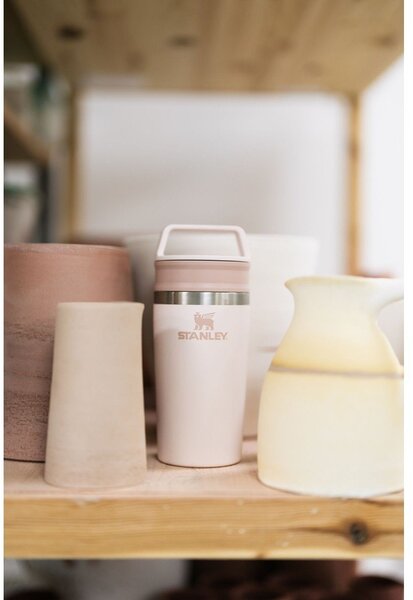 Svetloružový termo hrnček z nehrdzavejúcej ocele 350 ml Café-To-Go Rose Quartz – Stanley